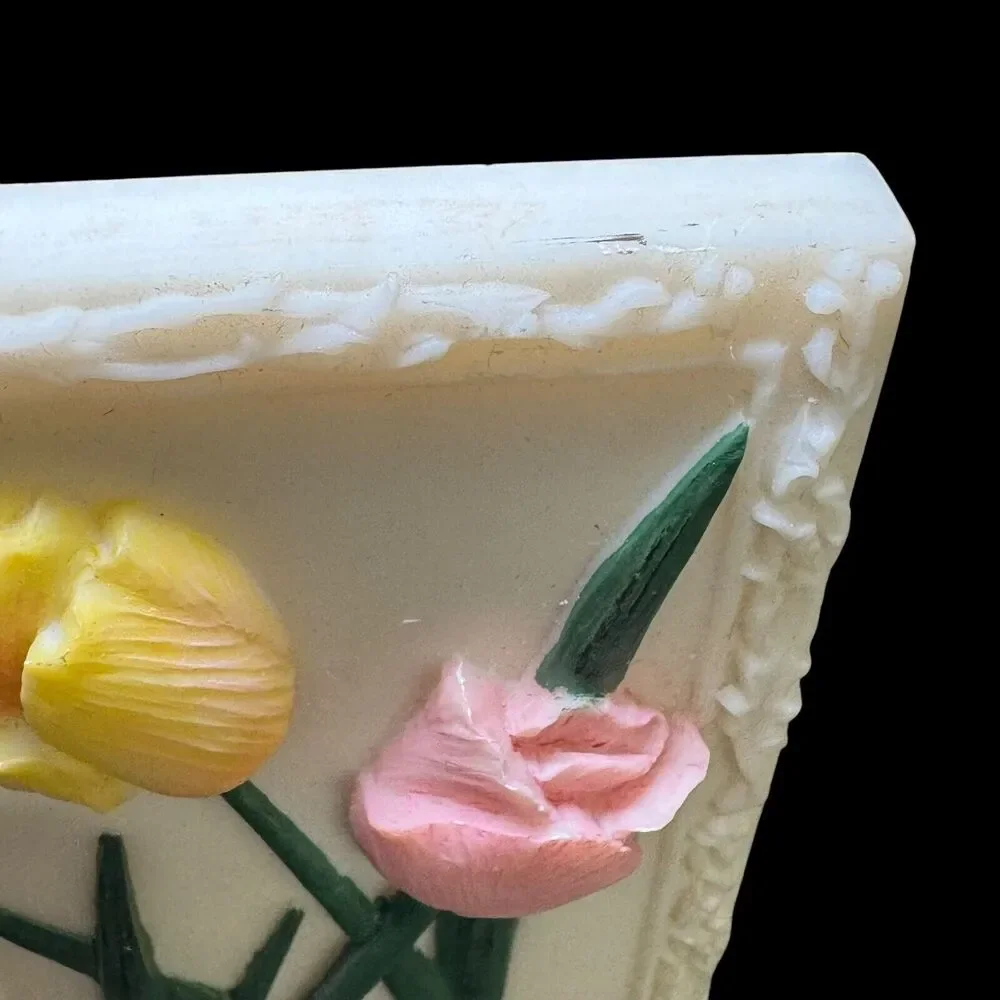 MCM 3D Spring Floral Resin Plaques 6.5